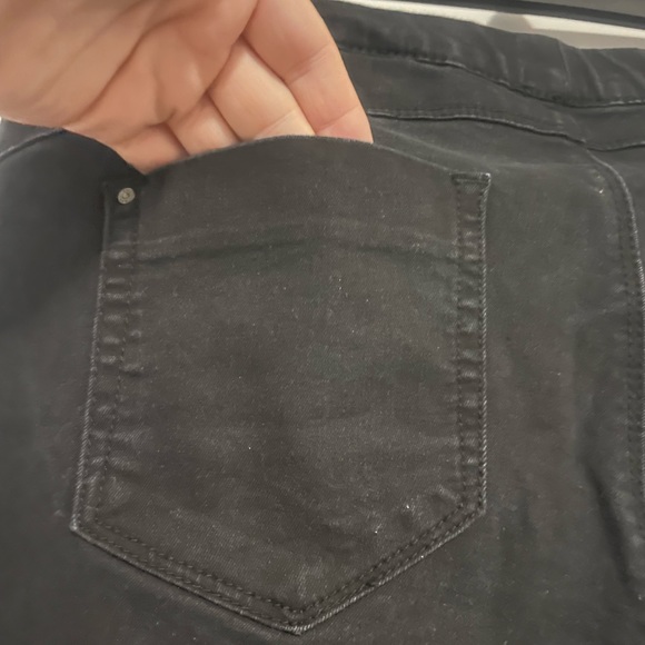 2/$25 🎉 DENIM & CO black jeggings size 12 - Picture 4 of 6